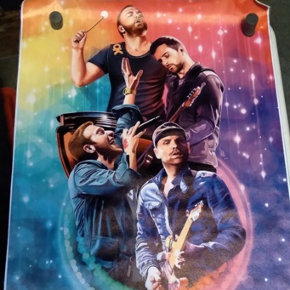 Coldplay canvas poster